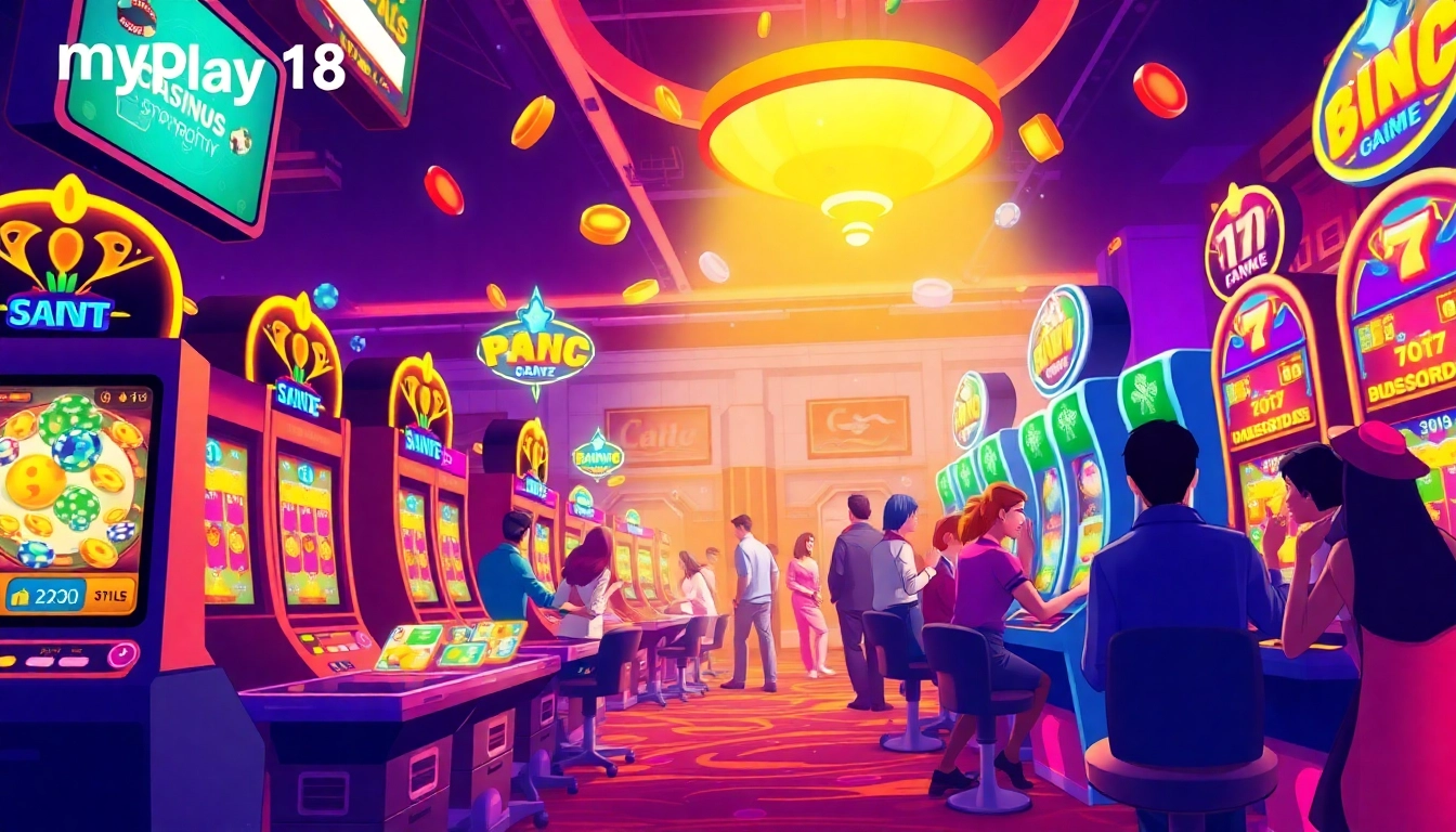 Experience the thrilling world of myplay168 with vibrant gaming, captivating players and slots.