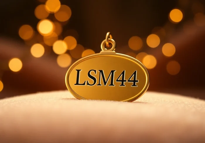 Admire the exquisite LSM44 charm pendant designed in 14k gold, highlighting its elegant craftsmanship.