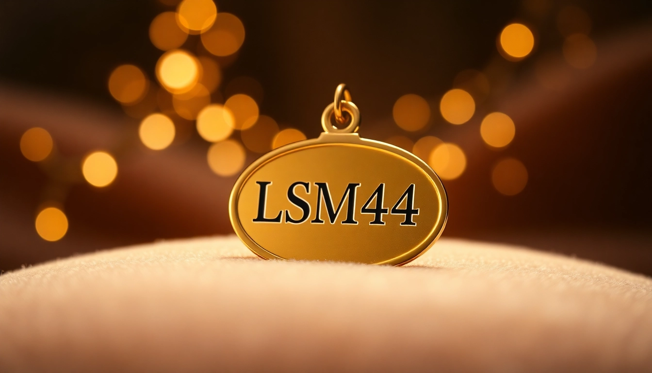 Admire the exquisite LSM44 charm pendant designed in 14k gold, highlighting its elegant craftsmanship.