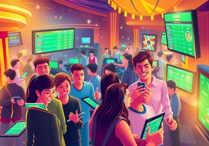 Experience the thrill of the nhà cái uy tín nhất Việt Nam through our vibrant digital casino image.