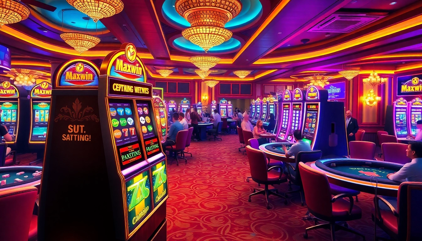 Spin to win big with slot maxwin in this exciting casino scene.