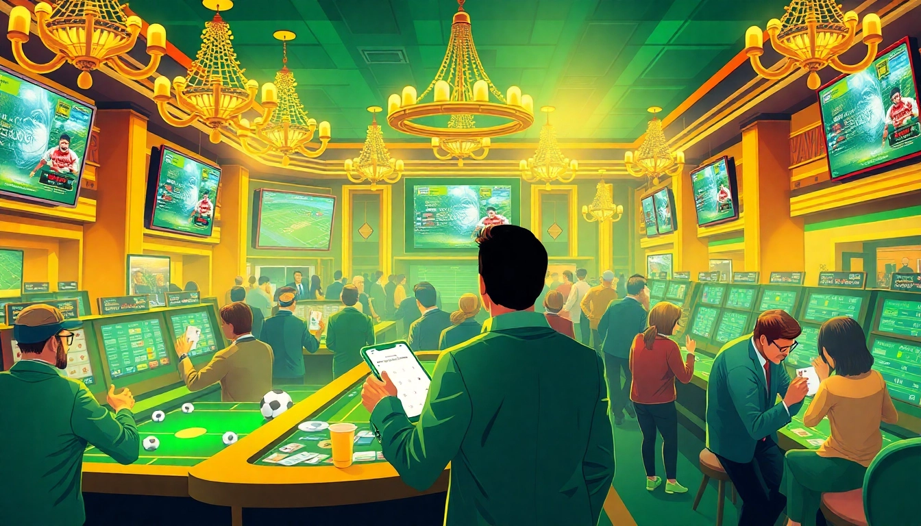 Experience sports betting excitement at https://f168.global/ with engaging casino visuals and vibrant atmosphere.