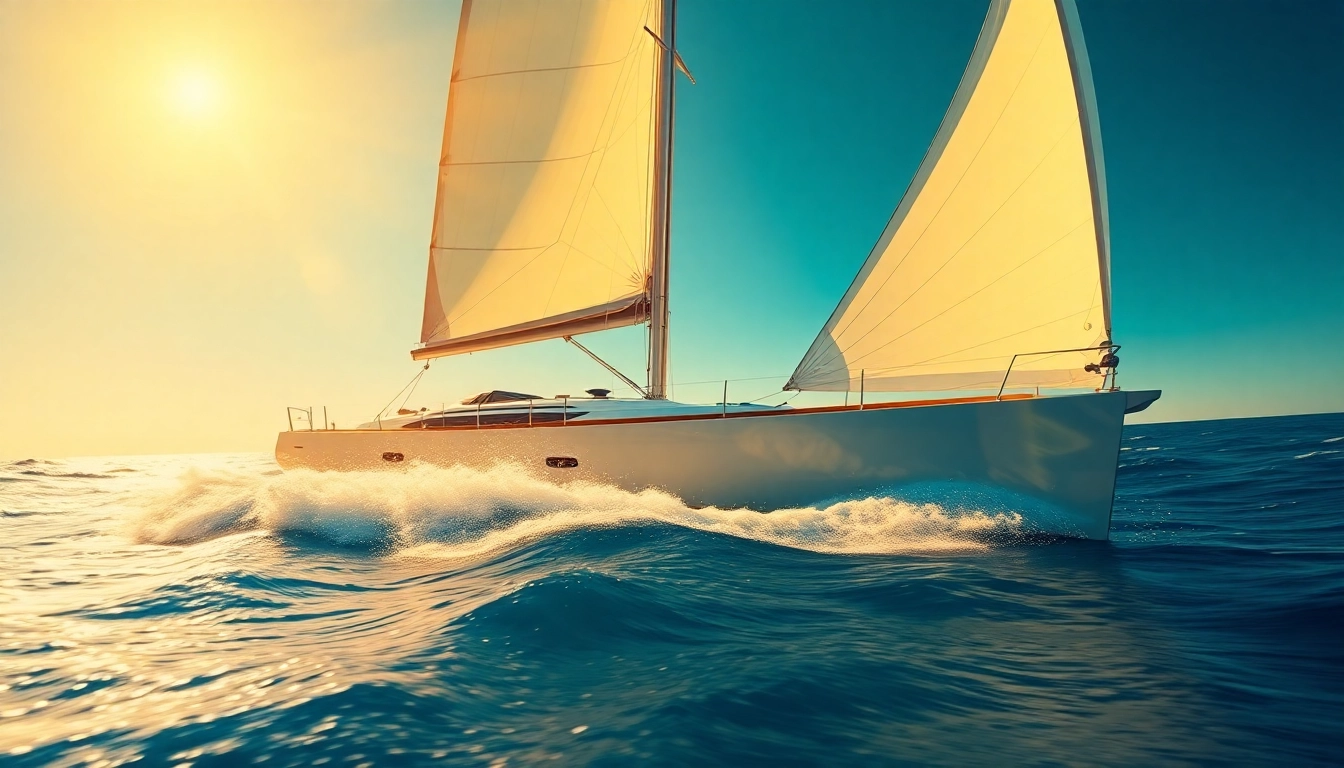 Experience the exhilarating performance of the J88 sailboat gliding through vibrant blue waters.